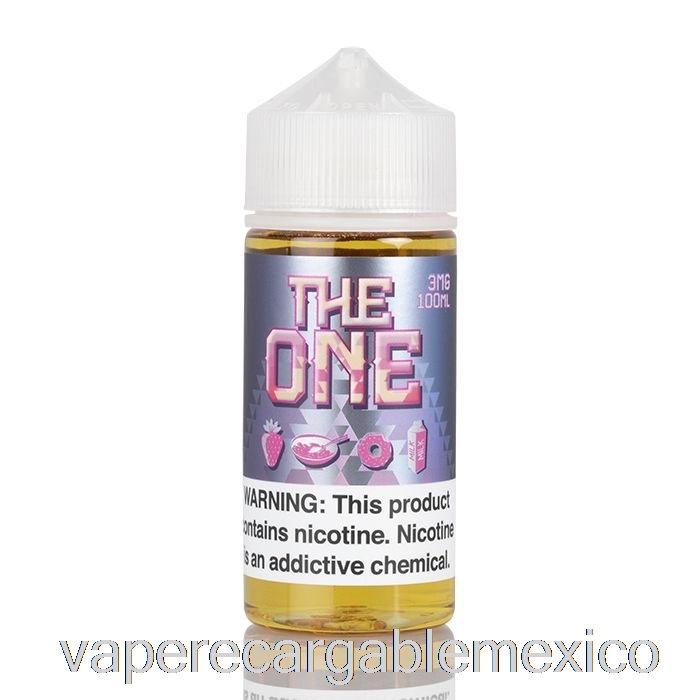 Vape Recargable Fresa - The One E-liquido - Vape Barba - 100ml 3mg